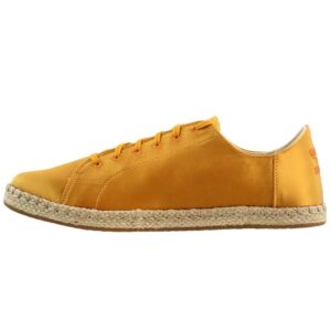 toms womens lena lace up sneakers shoes casual - yellow - size 8 b