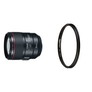 canon ef 85mm f/1.4l with uv protection lens filter