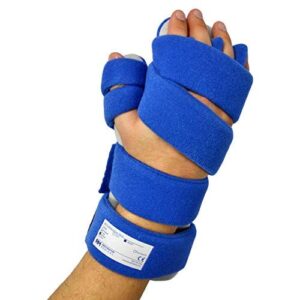 restorative medical bendease hand splint - wrist pain support for carpal tunnel, arthritis and stroke recovery (medium - right)