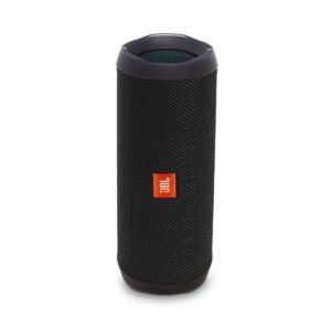 jbl flip 4 waterproof portable bluetooth speaker (black) (renewed)