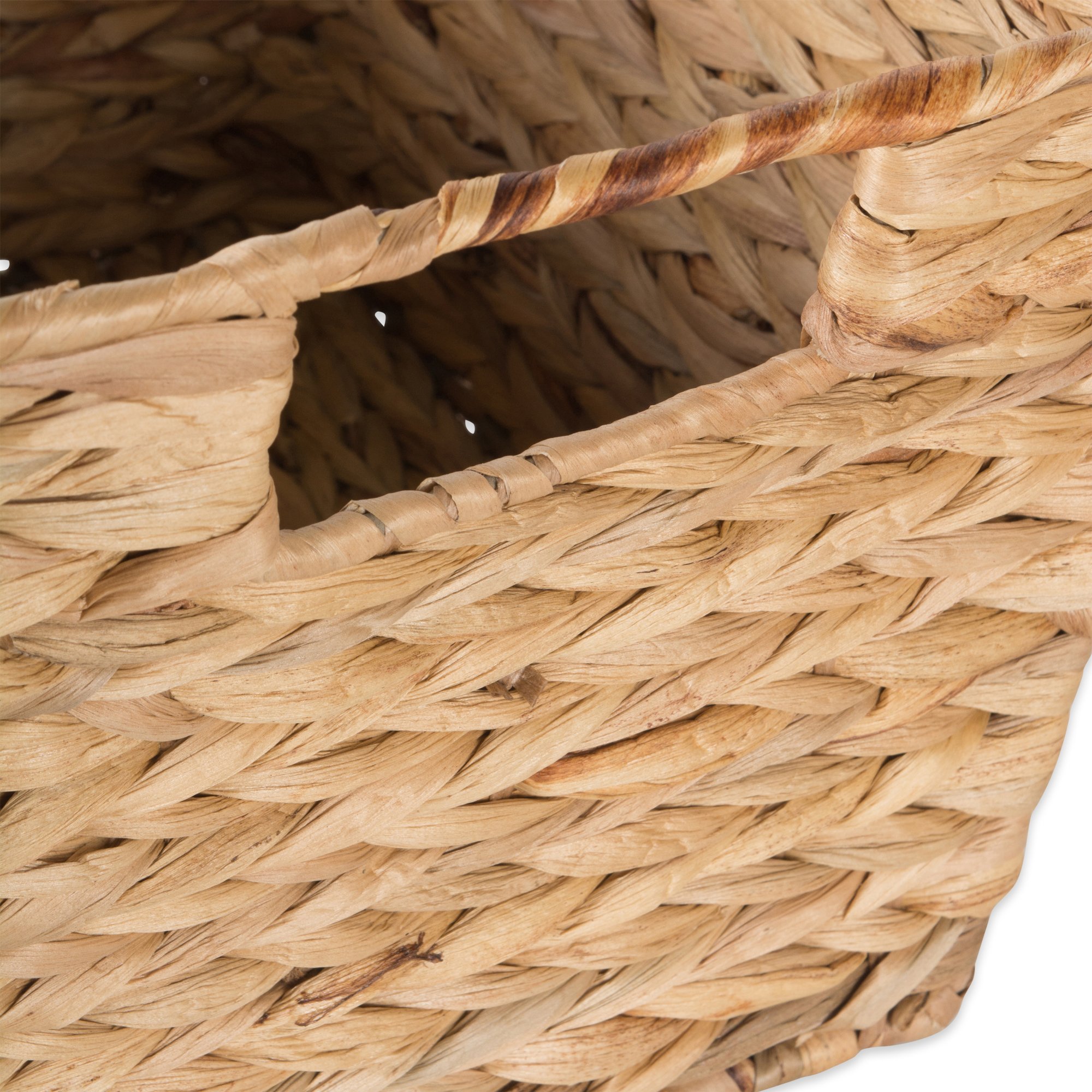 DII Hyacinth Collection Storage Baskets, Large Set, Assorted Sizes, Natural, 5 Piece