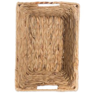 DII Hyacinth Collection Storage Baskets, Large Set, Assorted Sizes, Natural, 5 Piece