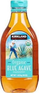 kirkland signature organic blue agave all purpose sweetener, 36oz bottle