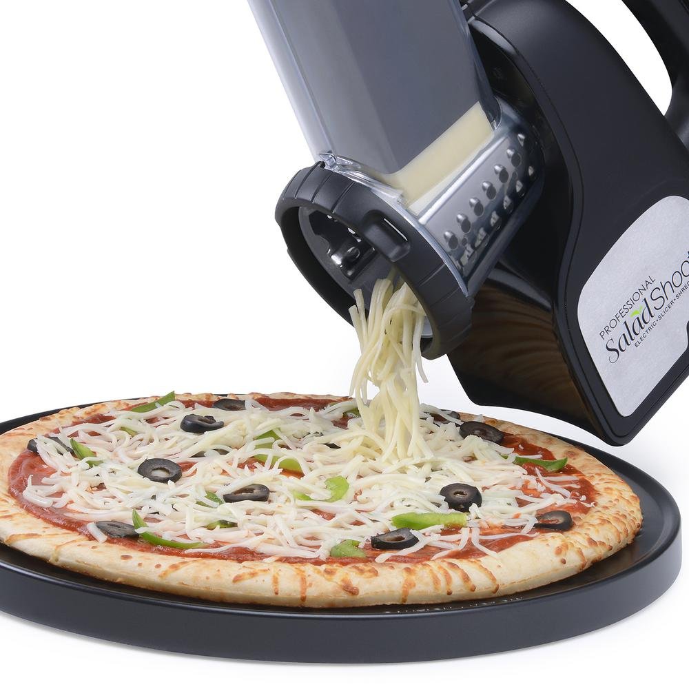 Presto Professional SaladShooter Electric Slicer/Shredder- 02970, Black