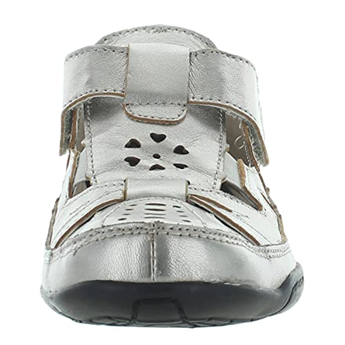 Ros Hommerson Chelsea 62005 Women's Casual Shoe: Silver/Leather 12 Medium (B) Velcro