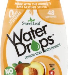 SweetLeaf WaterDrops, Peach Mango, 1.62 Fl Oz (Pack of 1)