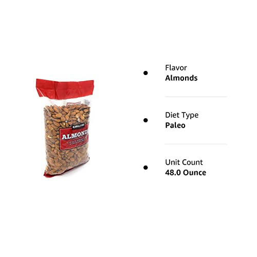 Kirkland Signature Nuts, Almonds, 48 Ounce