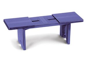 innovative compact portable footrest purple - made in usa