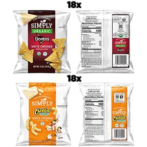 Simply, Doritos & Cheetos Mix Variety Pack, 0.875 Ounce (Pack of 36)