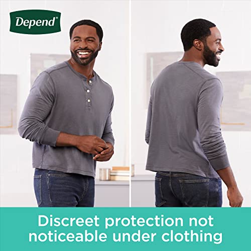 Depend Fresh Protection Adult Incontinence Underwear for Men (Formerly Depend Fit-Flex), Disposable, Maximum, Extra-Large, Grey, 26 Count, Packaging May Vary