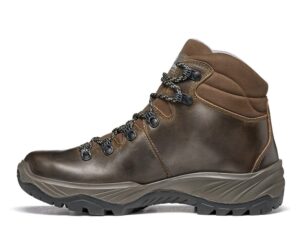 scarpa women's terra gtx waterproof gore-tex boots for hiking and backpacking - brown - 8-8.5