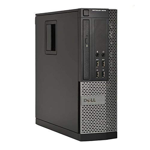 Dell Optiplex 9010 SFF Premium Desktop Computer (Intel Quad-Core i5-3470 3.4GHz, 8GB RAM, 240GB SSD, DVD, VGA, DisplayPort, WiFi, Windows 10 Professional) (Renewed) (9010 Intel i5 HDMI)