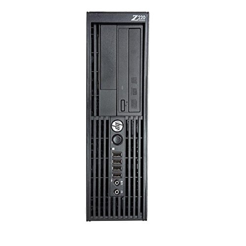 HP Z220 SFF Workstation Desktop PC - Intel Core i7-3770 3.4GHz, 8GB, 256GB SSD, Windows 10 Professional (Renewed)