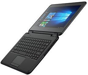 Black Flip design Lenovo 11.6-inch Touchscreen 2-in-1 Business Laptop, Intel Celeron N3060, 4GB Memory, 32GB eMMC, Webcam, Wifi, Bluetooth, Windows 10 Professional (PC) (Renewed)