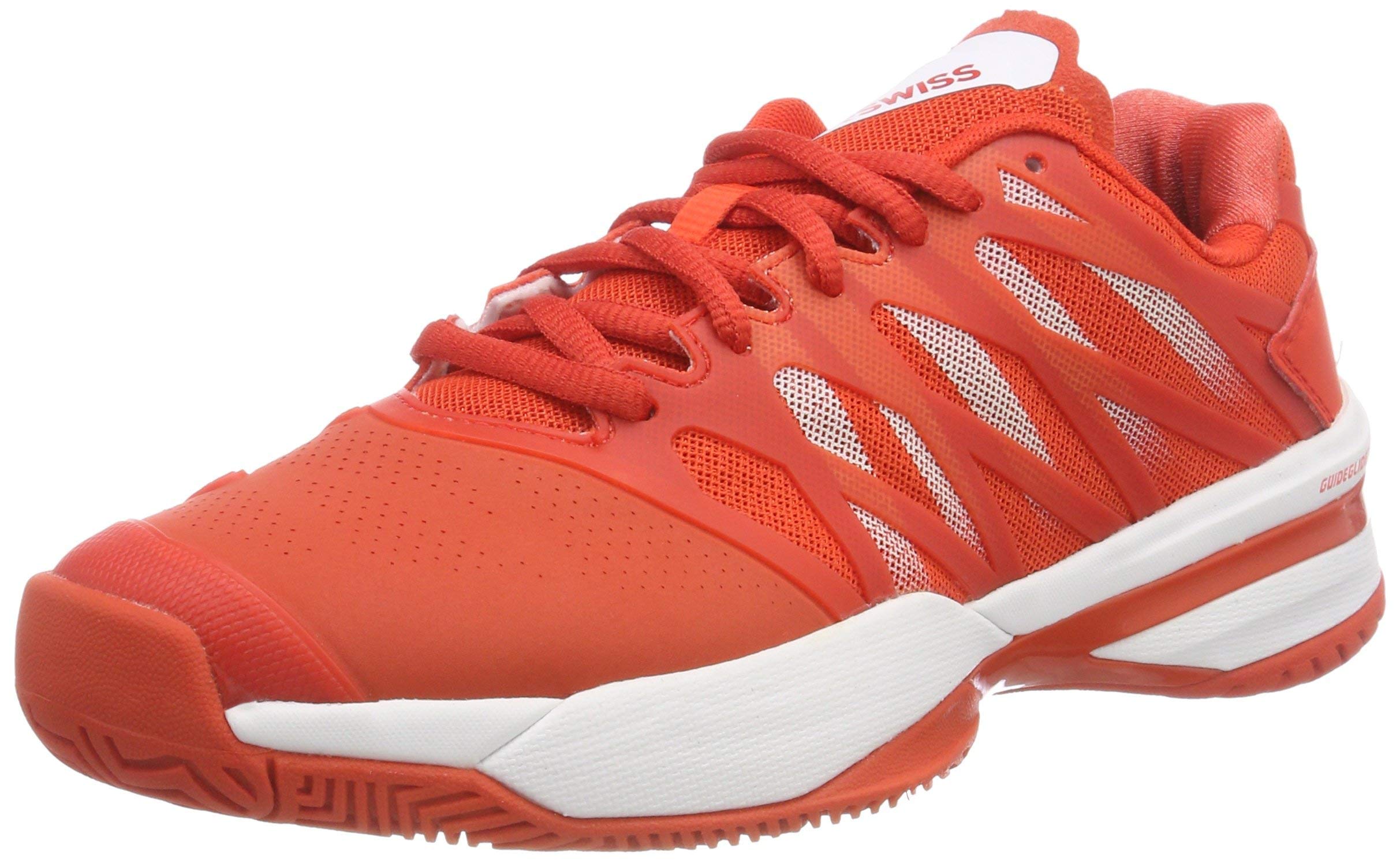 K-Swiss Performance Women's Tennis Shoes, Red Fiesta White 01, 37