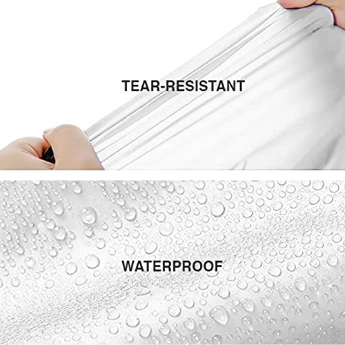 20-Pack Waterproof Rain Ponchos for Adults with Hood for Camping, Hiking | Clear - 100% Waterproof Disposable Raincoat for Men & Women