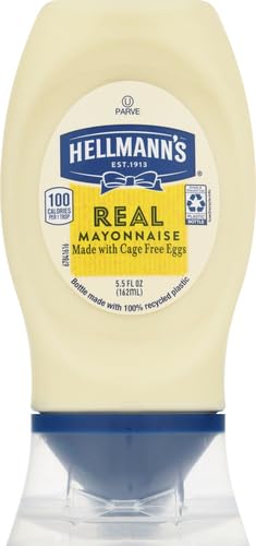 Hellmann's Mayonnaise Real Mayonnaise For a Creamy Sandwich Spread or Condiment Squeeze Bottle Sandwich Spread 5.5 oz