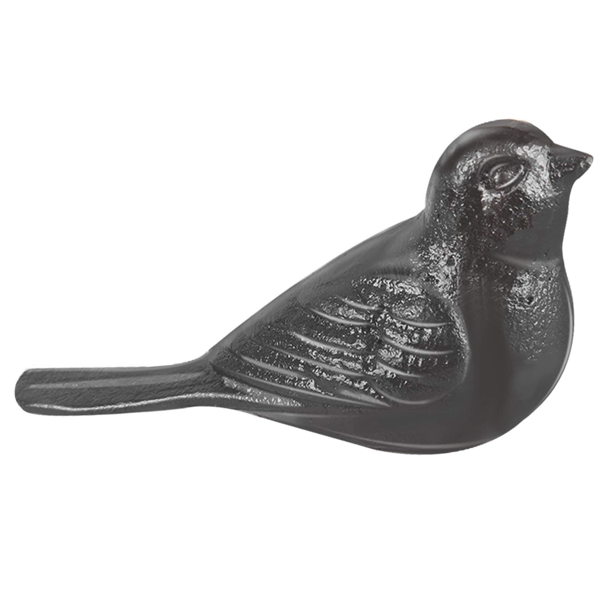 Cast Iron Decorative Bird Door Stop, Heavy Duty Door Stopper, Door Stop Wedge to Stop Your Bedroom, Bath and Exterior Doors, First Christmas in New Home Ornament