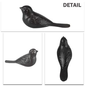 Cast Iron Decorative Bird Door Stop, Heavy Duty Door Stopper, Door Stop Wedge to Stop Your Bedroom, Bath and Exterior Doors, First Christmas in New Home Ornament