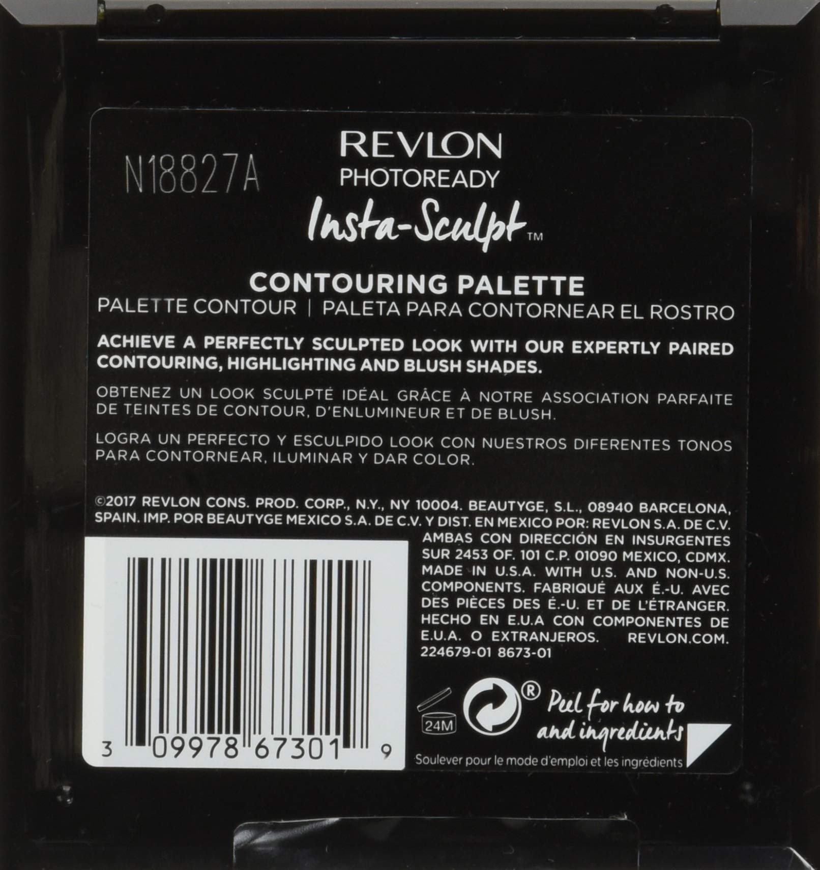 Revlon PhotoReady Insta-Sculpt Contouring Palette, 0.5 Ounce