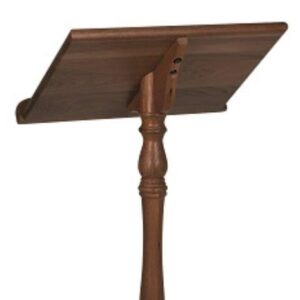 Robert Smith Walnut Stain Finish Wood Lectern, 43 Inch