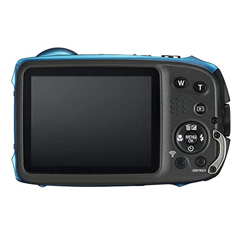 Fujifilm FinePix XP130 16.4MP Digital Camera, 5X Optical Zoom, 1080p Full HD Video, Motion Panorama 360, Wi-Fi, Water/Shock/Freeze/Dustproof, Sky Blue