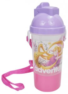 disney princess rapunzel girls snack & water bottle bpa-free