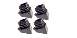 plastic insert chair glides for square tubing (slanted)