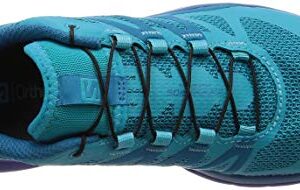 Salomon Women's Sense Ride Trail Running Shoe, Bluebird/Deep Blue/Black, 6