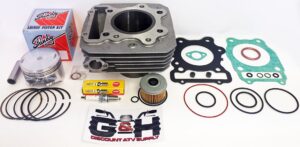 new quality cylinder top end rebuild kit for the 1988-2000 honda trx 300 fourtrax fw 4x4 & 2x4 four-wheelers