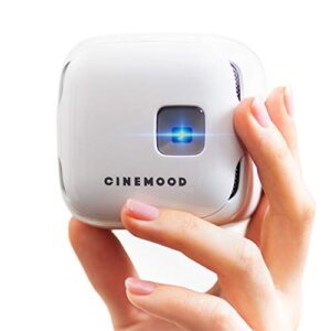 cinemood portable movie theater - includes educational disney content, streams netflix and youtube - anytime, anyplace