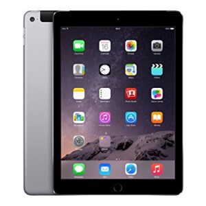 Apple iPad Air 2 (Space Grey, 64GB, Wi-Fi + 3G) (Renewed)