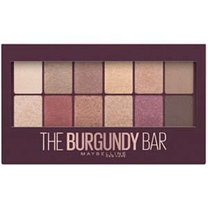 maybelline eyeshadow palette, the burgundy bar