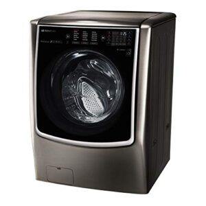 LG WM9500HKA SIGNATURE 5.8 cu. ft. Mega Capacity Washer in Black Stainless Steel