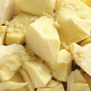 Caribbean Coastal Delights Pure Raw Cocoa Butter - Fresh Scent, 1 LB, All Skin Types & Tones