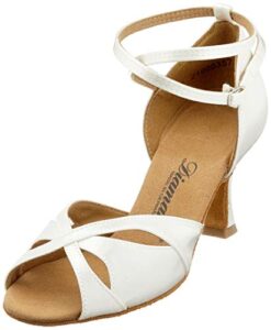 diamant ladies dance shoes 141-087-092 - size: uk 6,5 white