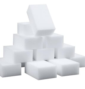 80 pcs klickpick home cleaning sponge in bulk white sponges melamine foam cleaning pad - sponges for all surface – bathroom, kitchen, floor, baseboard, wall cleaner