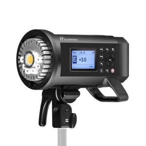 Flashpoint XPLOR 600 PRO TTL Li-ion Battery-Powered HSS Strobe Light with Built-in R2 2.4GHz, Bowens Mount 600w Wireless Monolight with 370 Full-Power Flashes for Outdoor Strobe Light Photography