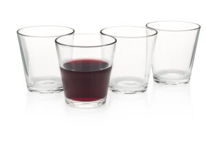history company enoteca italian wine bar stemless wine glass 4-piece set (gift box collection)