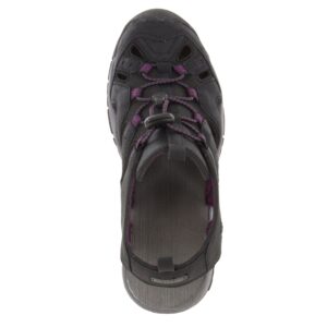 Northside Women's Burke II Athletic Sandal, Black/Berry, 8 M US Adult