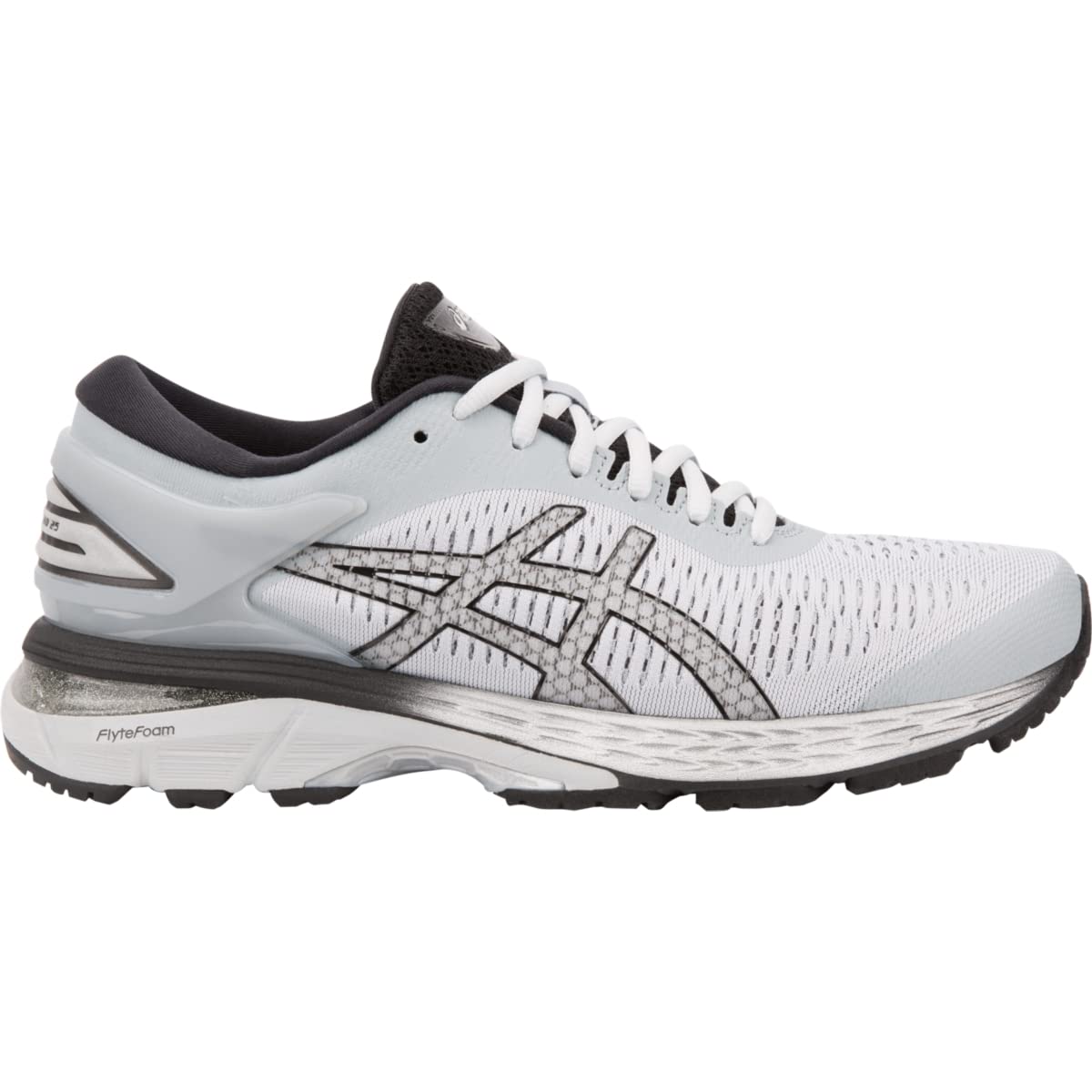 ASICS Women's Gel-Kayano 25 Running Shoes, 7M, MID Grey/Silver