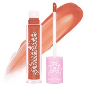 lime crime plushies soft matte lipstick, butterscotch (sheer golden brown) - blackberry candy scent - plush, long lasting & high comfort for all-day wear - talc-free & paraben-free