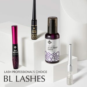 BL Lashes Noir Mascara | lash extension nourishing mascara | Voluminous, Oil free, Smudge proof, Lash Growth promoting aftercare lash extension product, Black 8 ml