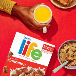 Life Breakfast Cereal, Cinnamon, 13oz Boxes (3 Pack)