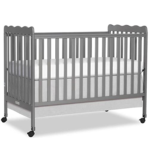 Dream On Me Carson Classic 3-in-1 Convertible Crib in Steel Grey