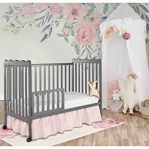 Dream On Me Carson Classic 3-in-1 Convertible Crib in Steel Grey