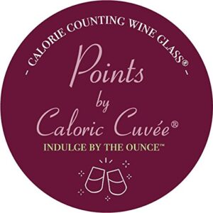 Caloric Cuvee The Points Glass Wine Glass (Set of 2) Now in Stemless