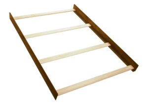 cc kits full-size conversion kit bed rails for select simmons/delta crib | multiple finishes available (chestnut)