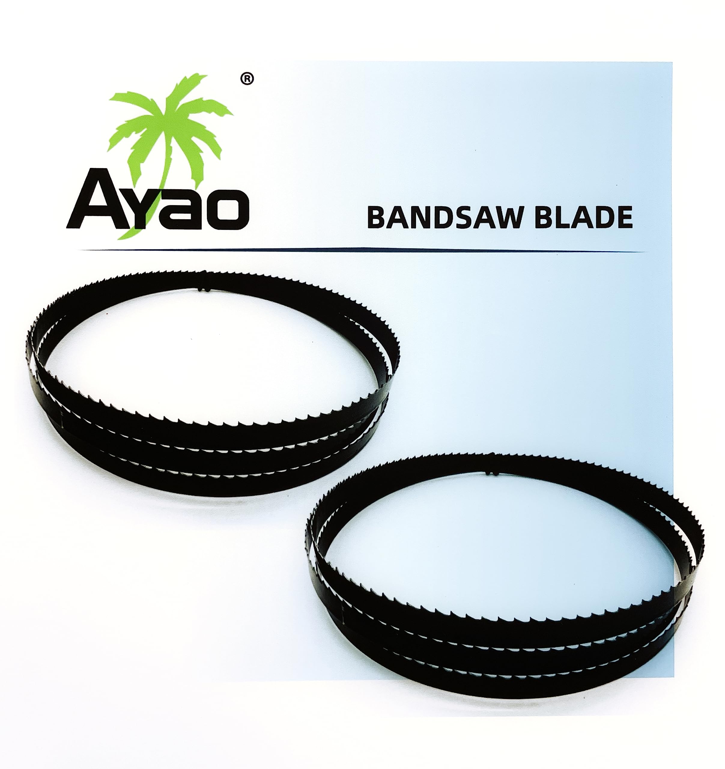 AYAO Band Saw Blade 59-1/2-Inch X 3/8-Inch X 6TPI, 2 Pack