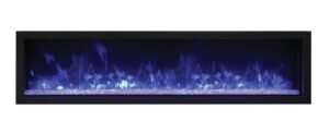 remii 65" extra slim indoor or outdoor electric fireplace
